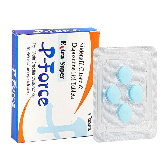 Extra Super P Force 200 mg (Sildenafil & Dapoxetine)