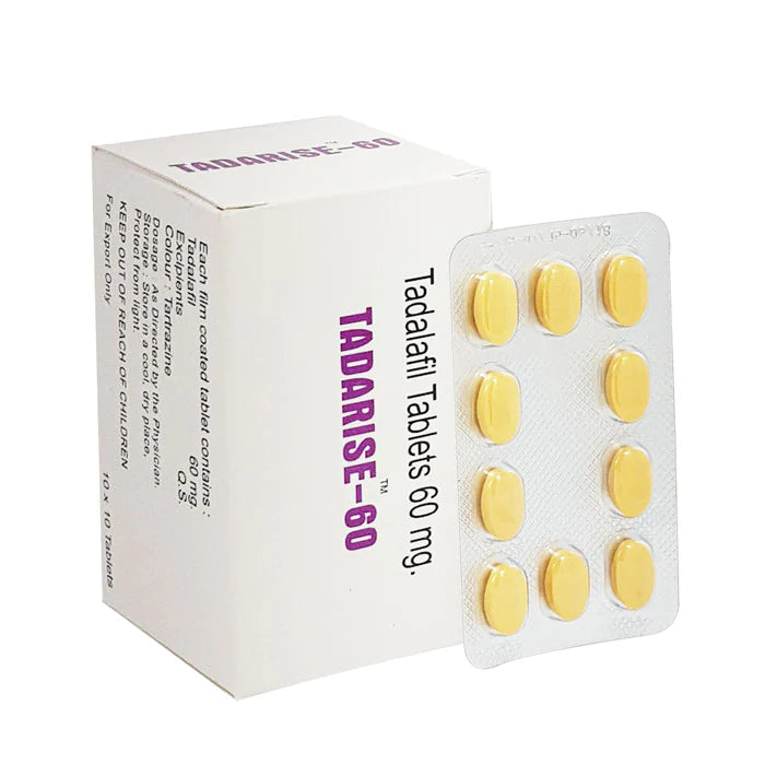 Tadalafil (Tadarise) 60 Mg tablet
