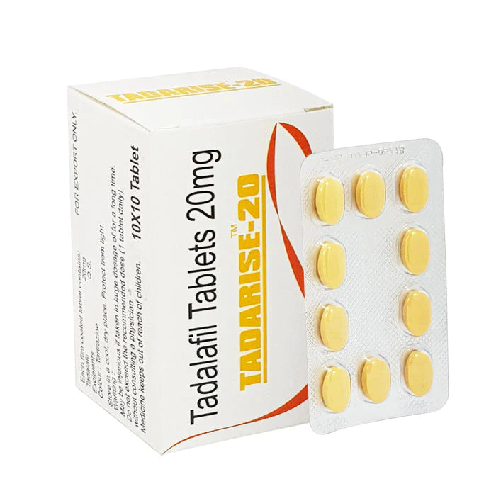 Tadalafil (Tadarise) 20 Mg tablet