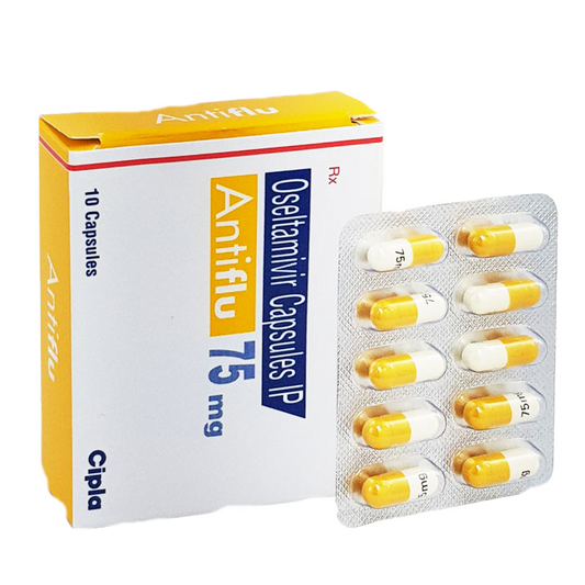 Antiflu 75 mg Tablet (Oseltamivir)