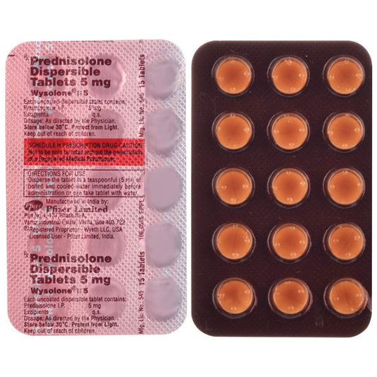 Wysolone 5 Mg (Prednisolone) tablet