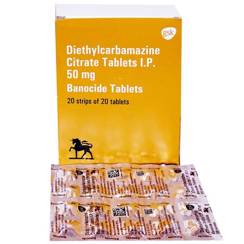 Banocide Forte 50 Mg (Diethylcarbamazine)