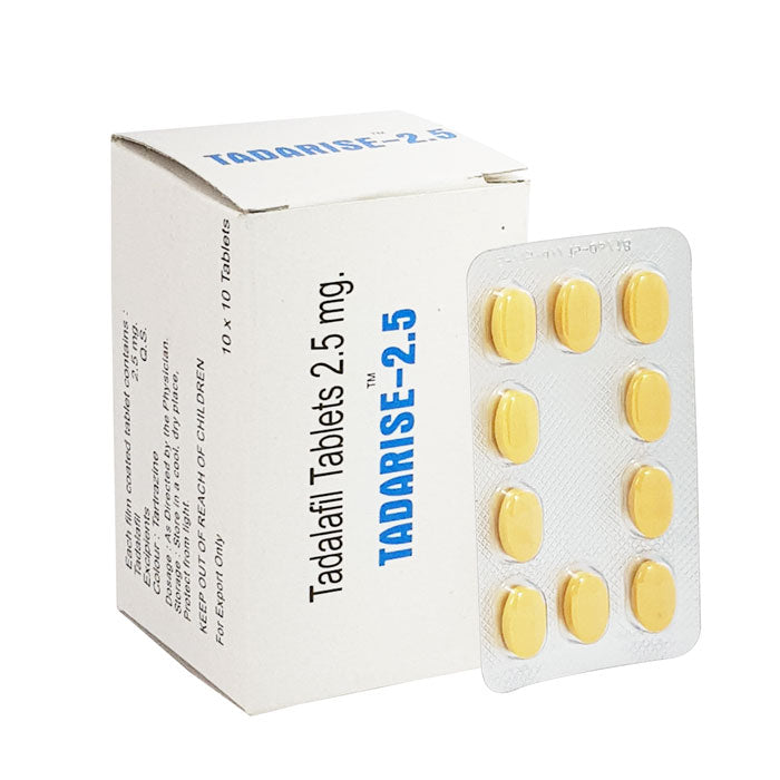 Tadalafil (Tadarise) 2.5 Mg tablet