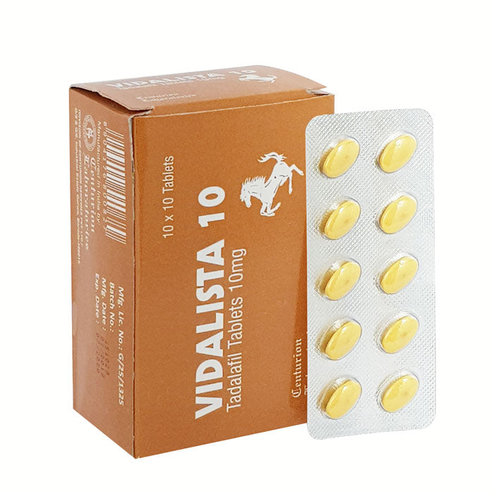 Tadalafil (Vidalista) 10 Mg Tablets